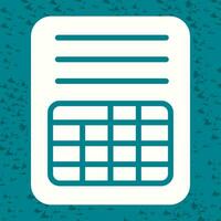 Spreadsheet Vector Icon