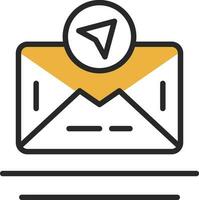 Send Mail  Vector Icon Design