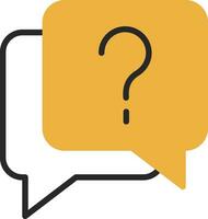 Question  Vector Icon Design