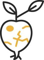 Kohlrabi Vector Icon Design