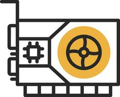 Graphic Card  Vector Icon Design