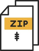 Zip  Vector Icon Design