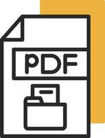 pdf vector icono diseño