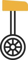 Unicycle  Vector Icon Design