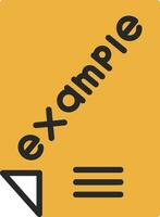 Example  Vector Icon Design