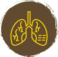 Lung Diseases Vector Icon Design