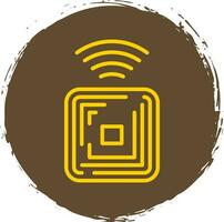 Rfid Chip Vector Icon Design