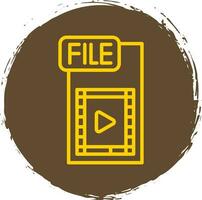 Video FIle Vector Icon Design