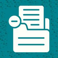 Document Remove Vector Icon