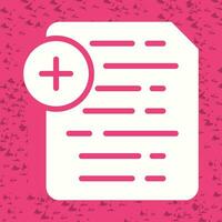 Document Insert Icon Vector Icon