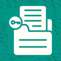 Document Unlock Vector Icon