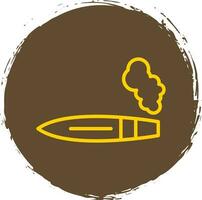 Cigar Vector Icon Design