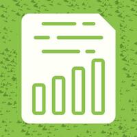 Document Insert Chart Vector Icon