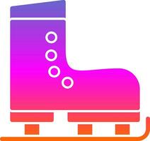 Ice Skate Vector Icon Design