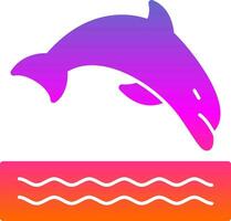 Dolphin Vector Icon Design