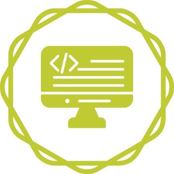Programming Language Vector Icon