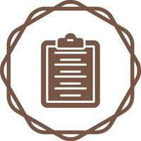 Writing Pad Vector Icon