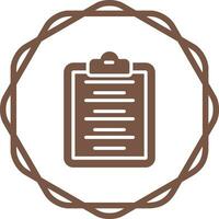 Writing Pad Vector Icon