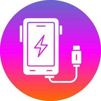 Wireless Charger Vector Icon Design