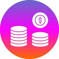 Coins Vector Icon Design