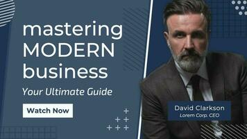 Modern Business Youtube Thumbnail template