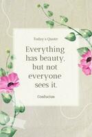 Floral Pinterest Graphic Quote template