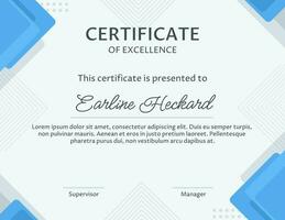 Modern Business Certificate template
