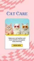 Pink Retro Cat Care Instagram Story template