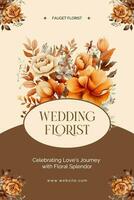 wedding florist pinterest graphic template