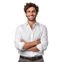 Handsome businessman isolated png