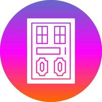 diseño de icono de vector de puerta