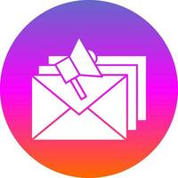 Email Marketing Vector Icon Design