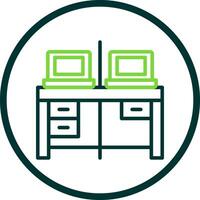 Work Space Vector Icon Design