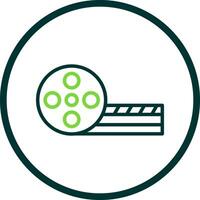 Movie Reel Vector Icon Design