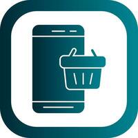 Online Shopping  Vector Icon Design