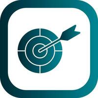 Dart Board  Vector Icon Design