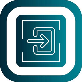 Log In Vector Icon Design