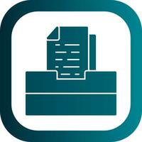 Inbox  Vector Icon Design