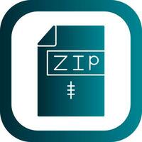 Zip  Vector Icon Design