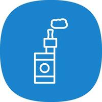 Vaper Vector Icon Design