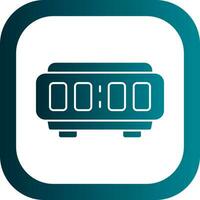 Digital Alarm Clock  Vector Icon Design