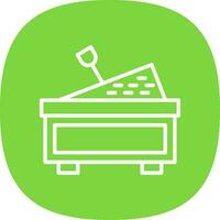 Sandbox Vector Icon Design
