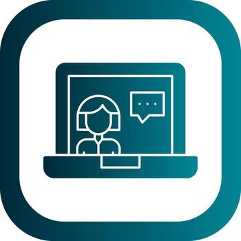 Webinar Vector Icon Design