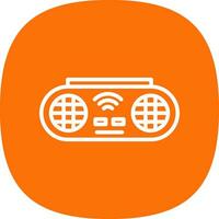 Portable Speaker Vector Icon Design