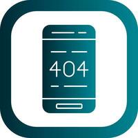 404 Error  Vector Icon Design