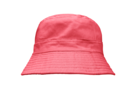 red bucket hat isolated PNG transparent