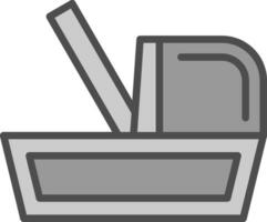 Bassinet Vector Icon Design