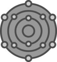 Solar System Vector Icon Design