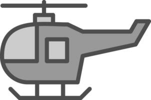 diseño de icono de vector de helicóptero