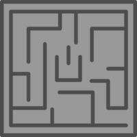 Labyrinth Vector Icon Design